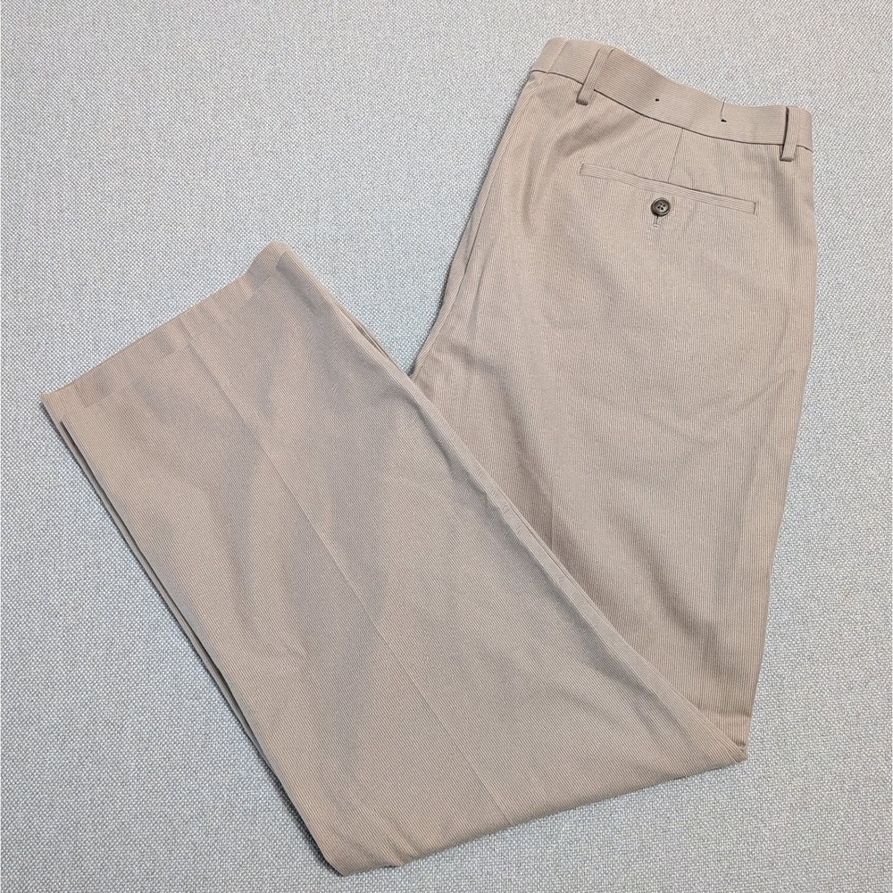 Banana Republic Men's Khaki Pants 38x32 Non-Iron Tailored Slim Fit Office Preppy